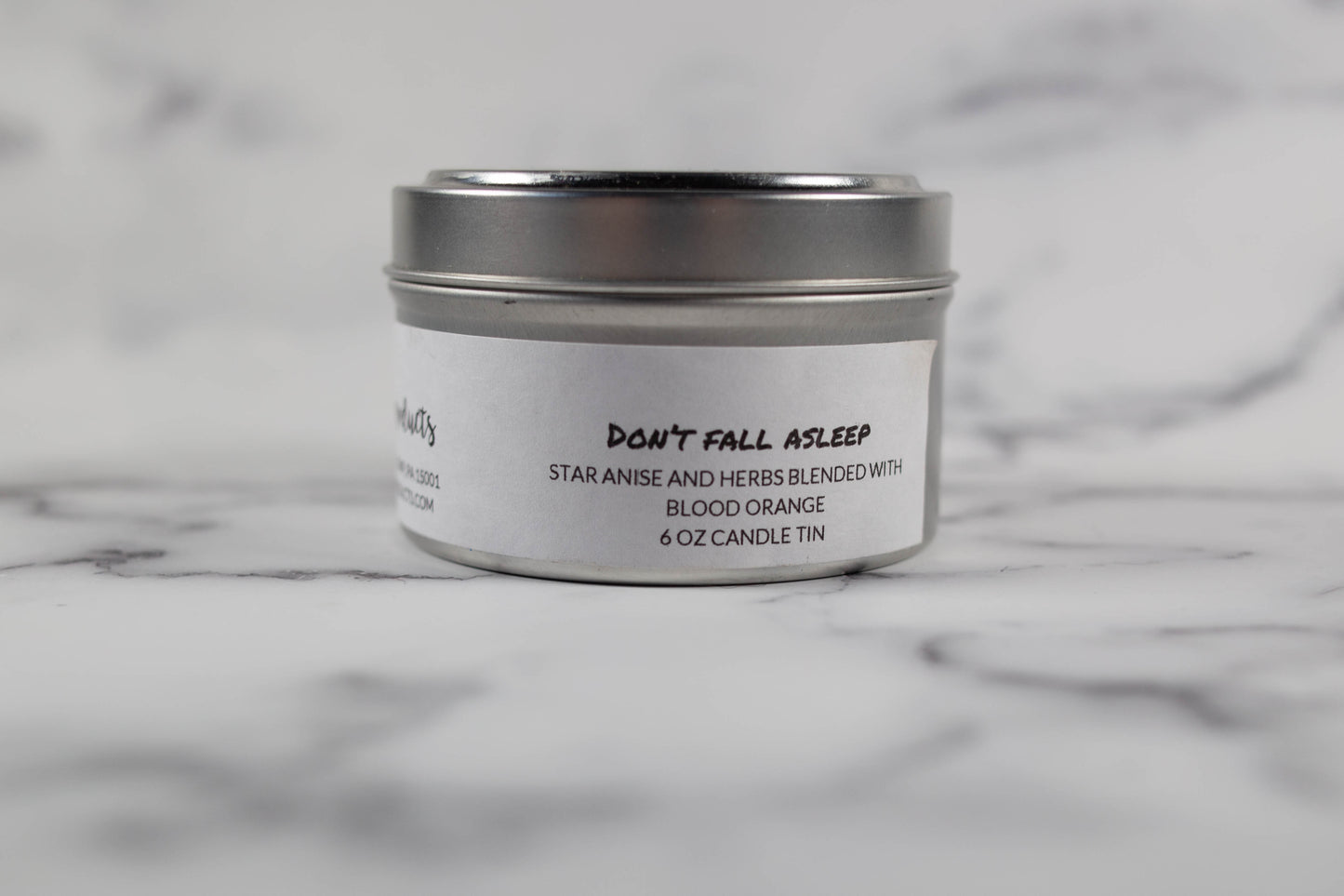 Don't Fall Asleep Candle