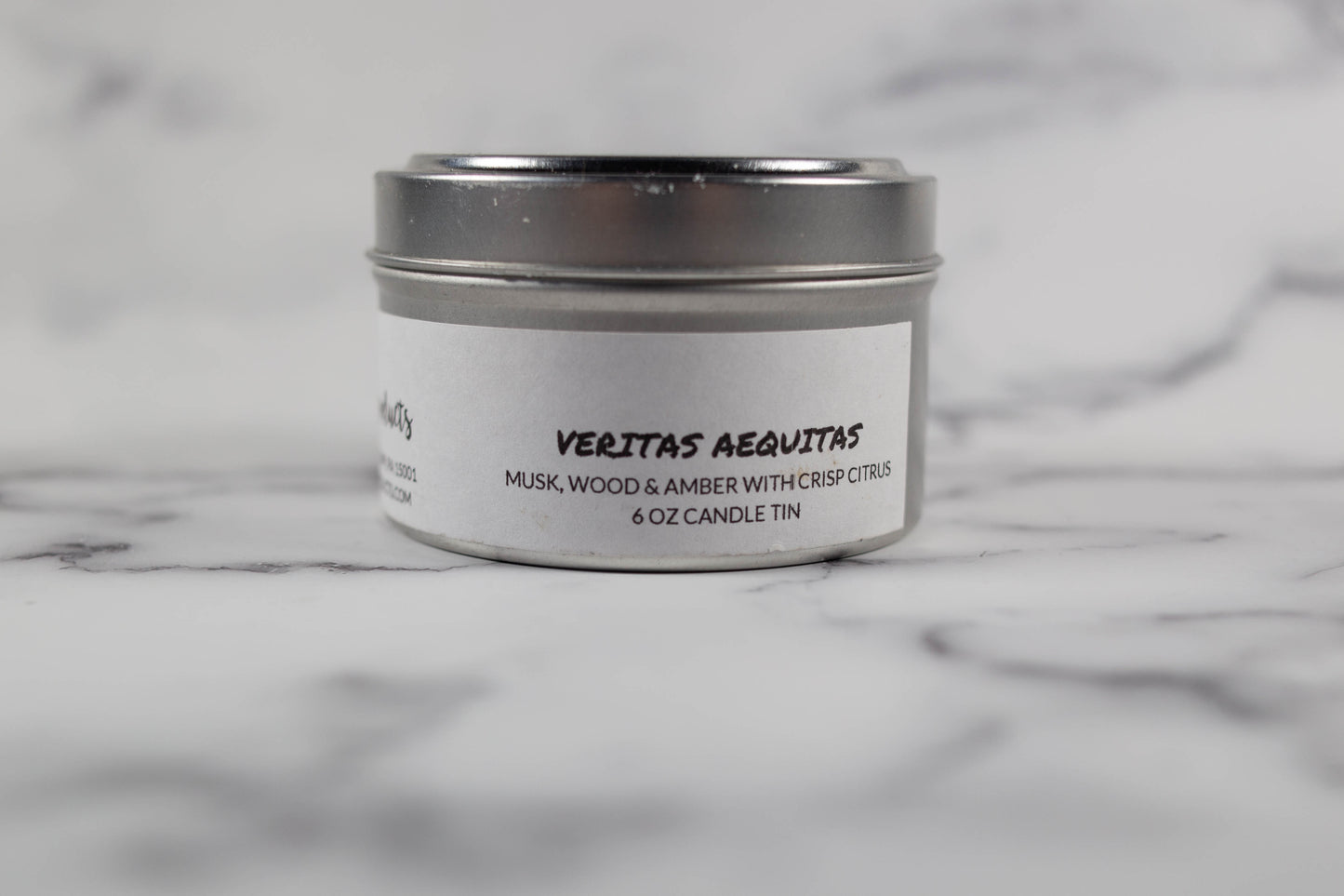 Veritas Aequitas Candle